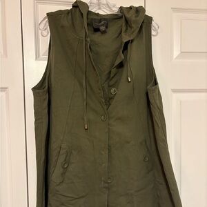 Christian Siriano Olive Green Women's Vest